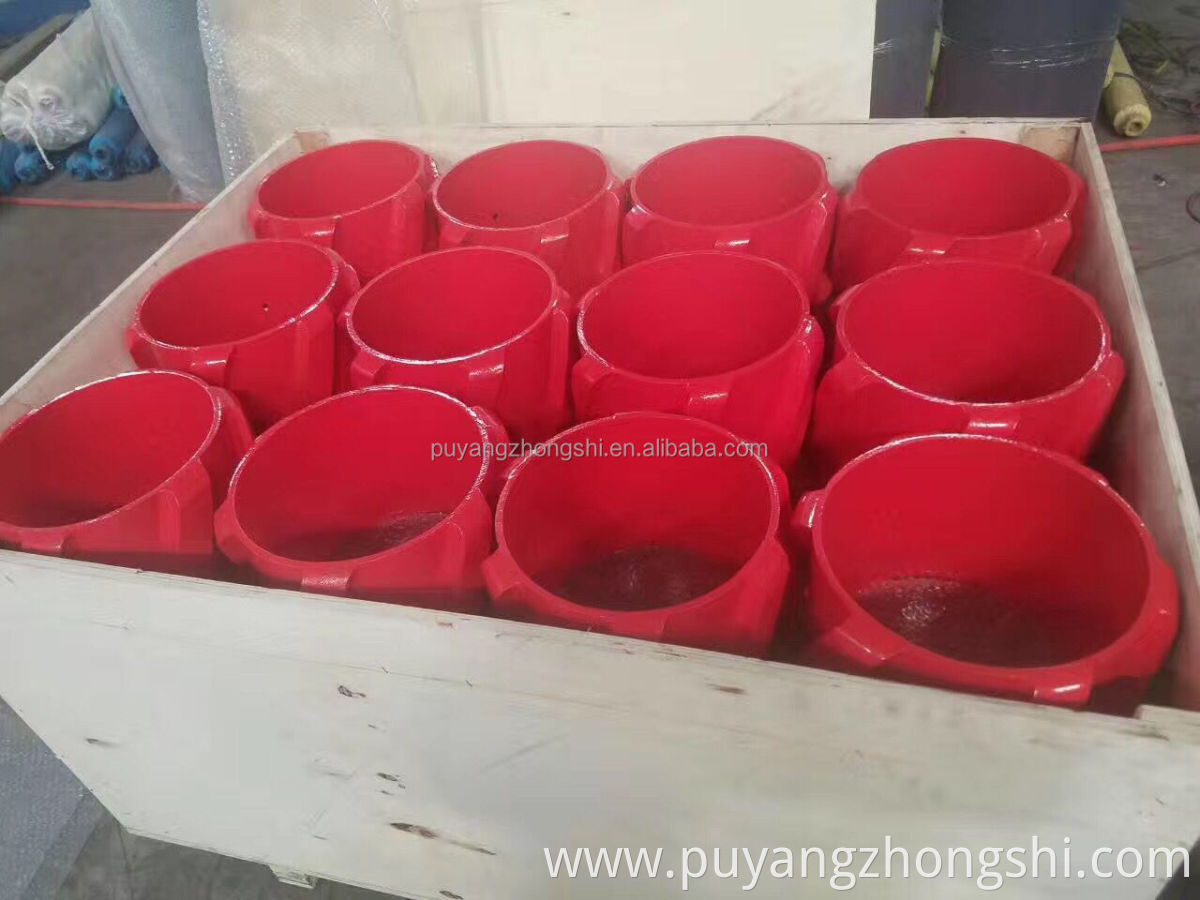 Oilfield API cementing tools straight vanes rigid casing centralizers non welded